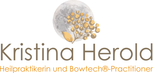 Logo für Heilpraktikerin mit Mond und Pflanze